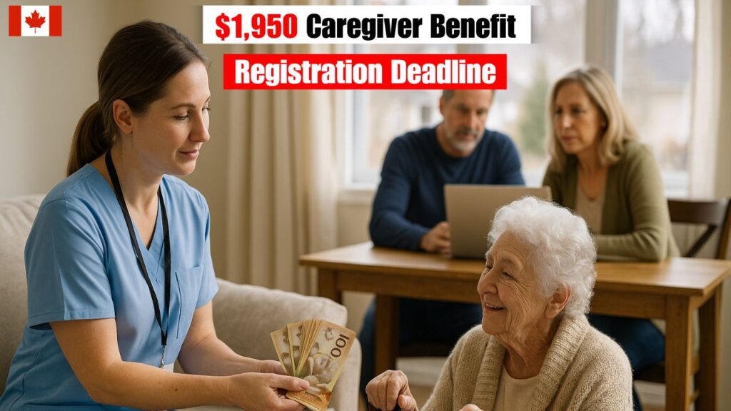 $1,950 Caregiver Benefit Registration Deadline