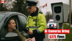 Canada Introduces New AI Traffic Cameras: $375 Rolling-Stop Fines Begin Mid-December